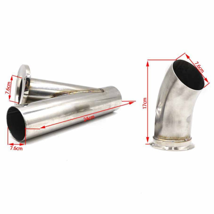 CNSPEED Stainless Steel Car Remote Control Electric Exhaust Valve Pipe Set, Size: 2.25 inch, Size: 2.25 inch CNSPEED Stainless Steel Car Remote Control Electric Exhaust Valve Pipe Set, Size: 2.25 inch, Size: 2.25 inch